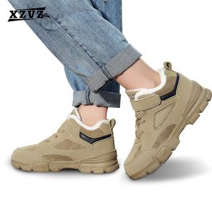 Bottes XZVZ enfants épaissir garder au chaud en hiver chaussures pour enfants cuir délicat supérieur garçons filles anti-dérapant coton 221122