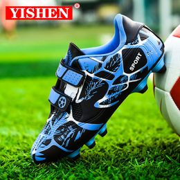 Botas YISHEN Zapatos de fútbol Niños Niñas Niños Zapatos deportivos TF / FG Tacos Entrenamiento Zapatos de fútbol Botas Zapatillas deportivas Chuteiras De Futebol 230904