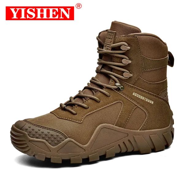 Boots yishen Boots tactiques chaussures hommes Chaussures de combat hiver