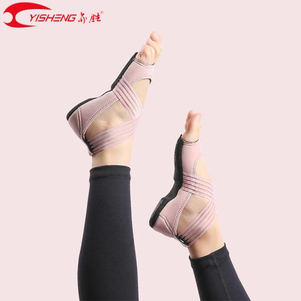 Boots Yisheng Yoga Toning Chaussures pour femmes Fitness Five 5 Chaussures de doigts Pilates Sport Body Chaussures pour les entraîneurs professeurs Chaussures