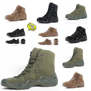 Bootss Nouvelles bottes pour hommes Bottes de combat militaires tactiques de l'armée Bottes de randonnée en plein air Bottes du désert d'hiver Bottes de moto Zapatos Hombre GAI