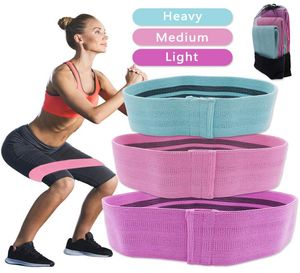 Booty Hip Resistance Bands Set Fabric Not Slip for Fitness Yoga Pilates Jois et Butt GTE Workout Straging Training7426634