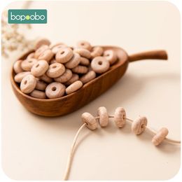 Bopoobo 100/500pc Mini Beads Abacus Beads BPA Free Baby Baby Teck Diy Pachelada de cadena de cadena para bebés Nurse Regalo 240407