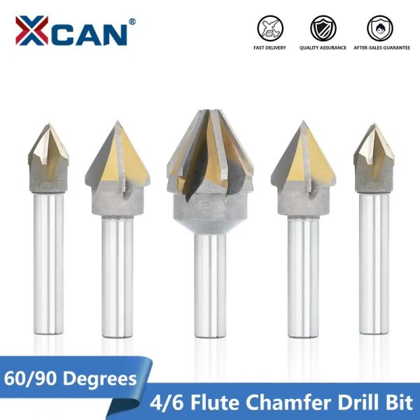 Boren XCAN fraise à chanfrein avec lame en carbure de brasage 1640mm, fraise à chanfreinage 60/90 degrés, outils de fraisage des métaux CNC