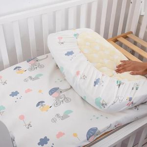 Born bébé linge de lit élastique drap housse coton imperméable lit berceau berceau matelas couverture protecteur bébés accessoires 240109