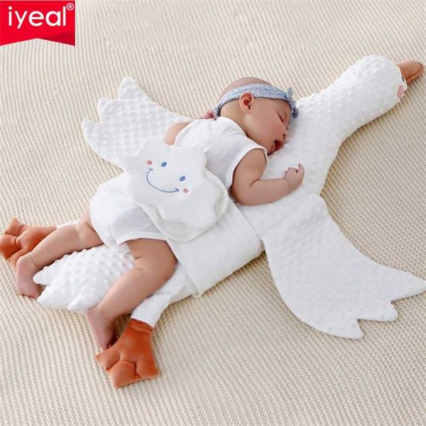 Born Baby Comfort Pillow Big White Goose Infant Sleep Alivia el escape intestinal Avión Relajante Artefacto para dormir 211025