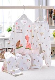 Born Baby Girl Clothes 100 Cotton Infant Clothing Set Brand Boy For Pant Outfit Hat Suit Sets5062933