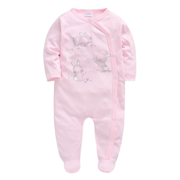 né bébé fille vêtements nourrissons pyjamas salopette combinaisons bebes montée vêtements coton enfant en bas âge vêtements de nuit body 211229