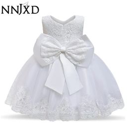 née bébé fille robe robes de fête pour filles 1 an d'anniversaire robe princesse en dente