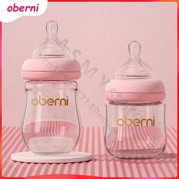 Born Baby – biberon en verre, 120ml, 150ml, anticolique, anti-étouffement, sans BPA, 03 mois d'utilisation, 240131