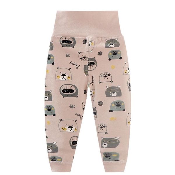 Born Baby Pants Pantalones largos Otoño Infant Toddler Girls Boys Leggings Algodón Cintura alta Infant Kids PP Pantalones 211028