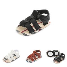 Born Kids Baby Boys Hollow Out Soft Sole Crib Sneakers Toddler Infant Sandals Shoes Solid Classic Baby Shoes 0-18mon