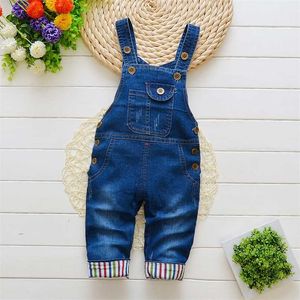 Broek Broek Baby Denim Overalls Kinderen Herfst Zuigeling Rompertjes Kind Bib Broek Kinderen Jongen Meisje Broek Voor Peuter Longs Jeans 211028