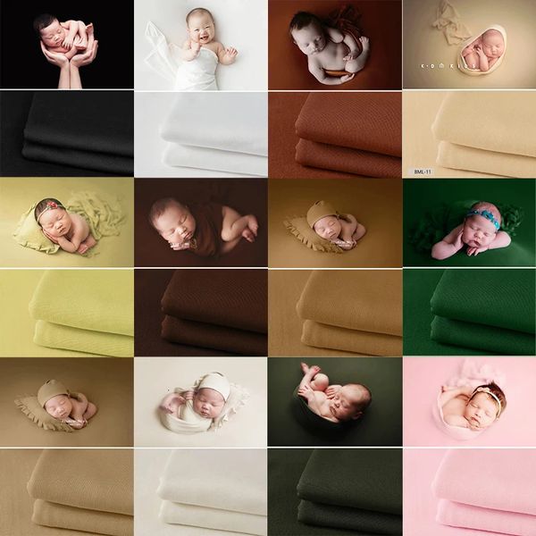 Born Pographie accessoires Soft Wrap Backet Ftetrop Stretchable Tabrics Stretchable For Baby Posing Studio Shooting PO Accessoires 240410