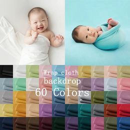 Born Pography Wrap Doek 40x170cm En Achtergrond 160x170cm Studio Baby Po Props Accessoires Fotografia Elastische Stof 240115