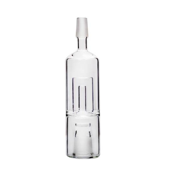 Burbujeador de vidrio de borosilicato, herramienta de agua hidratubo, accesorio para fumar para volcán, válvula fácil de dígitos clásica, accesorio de tubería de agua híbrida