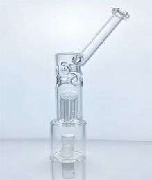 Borosilicaatglas waterpijp vapexhale hydratube 1 tree perc zorgt voor soepele en rijke stoom voor de verdamper (GB-428)