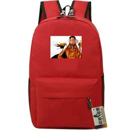 Borsalino Backpack One Piece Day Pack Yellow Light School Bag Print Rucksack Sport Schoolbag Outdoor Daypack