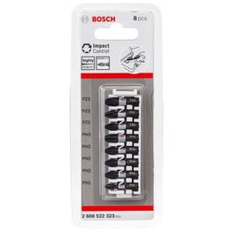 Bosch 2608522323 8pcs schroevendraaier bit 1 '' 25 mm S2 stalen impactbestendige elektrische schroevendraaier bits pH1 pH2 pH3 pz2 pz3