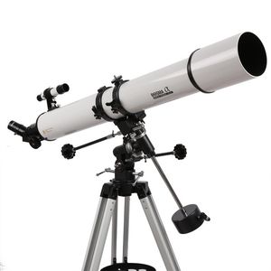 BOSMA 80EQ 80/900 mm HD réfracteur télescope astronomique niveau d'entrée longue portée télescope monoculaire-type réfracteur télescope spatial/trépied, gadgets d'extérieur