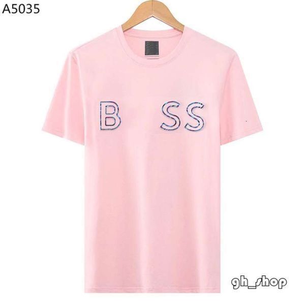 Boss Hommes T-shirt Haute Qualité Mode Hommes T-Shirt De Luxe Polo Col Rond Haut Respirant Boss Chemise D'affaires T-shirt Occasionnel Homme Tops Chemises De Créateurs Hommes Taille M-Xxxl 5441