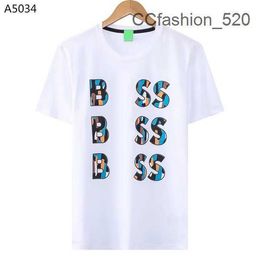 Boss Camiseta para hombre Camiseta de moda de alta calidad para hombre Polo de lujo Cuello redondo Transpirable Top Boss Camisa de negocios Camiseta informal Hombre Tops Camisas de diseñador Tamaño de hombre M-xxxl FUYO