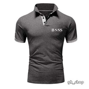 Boss Shirt Correct Style Man Designers Vêtements T-shirts pour hommes Polos Chemise 2022 Marques de mode BOS Summer Business Casual Sports T-shirt Run 329