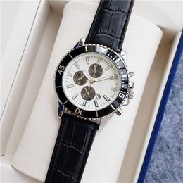 BOSS reloj movimiento de cuarzo relojes de lujo para hombres correa de cuero de alta calidad fecha automática reloj de diseño impermeable negocio montre d246b
