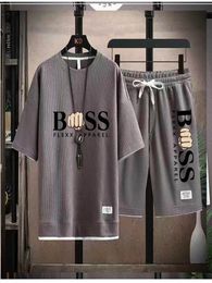 Boss Designer Mens Tracksuits SetSets Jogger Bos Sweatshirts Mens Short Men Men Femmes Pantalon Pantal