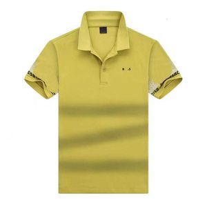 Bosss Polo Shirt Heren Designer Polos T Shirts Casual Business Golf T-Shirt Pure Cotton Short Sheeves T-Shirt 2024 Modemerk Zomer Top Kleding Vykg