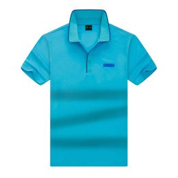Bosss Polo Shirt Heren PoloS T Shirts Designer Casual Business Golf T-Shirt Pure Cotton Short Sheeves T-Shirt USA High Street Fashion Brand Summer Top Clothing N1YL