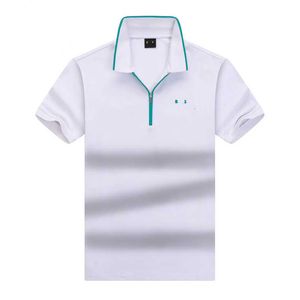 Boss Polo Mens Mens Polos T-shirts Designer Business Casual Business Golf T-shirt Pure Coton Sleeves courtes T-shirt USA High Street Fashion Brand Summer Top Clothing 0TF5