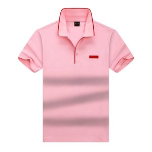 Boss Polo Mens Mens Polos T-shirts Designer Business Casual Business Golf T-shirt Pure Coton Sleeves Shirt USA High Street Fashion Brand Summer Top Clothing S0FR