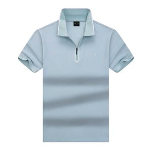 Boss Polo Mens Mens Polos T-shirts Designer Business Casual Business Golf T-shirt Coton Pure Colon T-shirt USA High Street Fashion Brand Summer Top Clothing QBOB