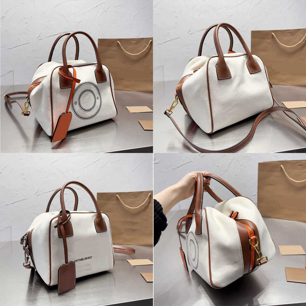 Boston Bags Designer Bag Women Luxurys Handtassen Canvas Classic Duffle Bags Crossbody Body Handtas Bagage 221220