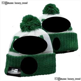 Boston''Celtics''Bobble Hoeden Baseball Caps 2023-24 Modeontwerper Bucket Hat Grof Gebreide Faux Pom Beanie'' Kerstmuts