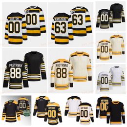 Jerseys de hockey del centenario de Boston David Pastrnak Patrice Bergeron Brad Marchand Pavel Zacha Hampus Lindholm Charlie McAvoy Jake DeBrusk Lucic 75th 1991 Retro