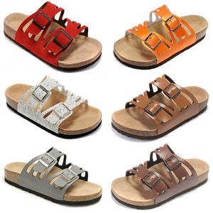 Boston Clogs Platfor Pantoufles Birkens Sandal Designer Haute Qualité Clog Sandales Hommes Femmes Diapositives Marron Noir Blanc Daim Boucle Plate-Forme Diapositives