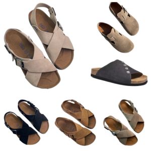 Boston Mayaris Arizona Cork Slippers Zomer Birks Men Vrouwen Sandalen Sandalen unisex casual schoenen strand slippers ontwerper luxe handtassen