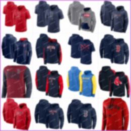 Boston''red''sox''hoodie Hombres Mujeres Jóvenes Oliva 2024 Saludo al servicio Therma Performance Jersey Jersey personalizado Sudadera con capucha de béisbol