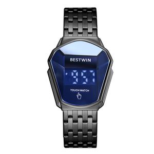 Bostone BESTWIN marque montre hommes Shake Sound Explosion hommes montre transfrontalière étanche LED montre électronique en gros