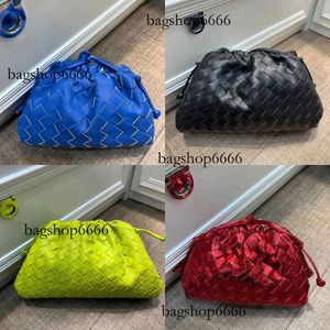 Botega Designer Authentic Bag Pouch geplooide Cloud Leather Original Edition