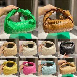 Botegss Ventss Geweven Jodie designer tas Crossbody Kleine Tas Dames Knoop Clutch Hoge kwaliteit Jode Bags Luxe Designer Weave Handtas Merk Hobo Knit Tote Portemonnee L