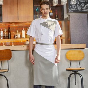 Les deux sexes cuisine Chef Shirt Restaurant Canteen Travail Uniforme Hotel Catering Cook Veste Suit Cake Shop Cafe Workwear Workswear