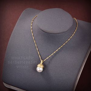 Botiega Pearls Designer sieraden sieraden kettingpak voor vrouw goud vergulde 18k t0p kwaliteit mode luxe klassieke stijl nooit vervagen jubileum cadeau 002