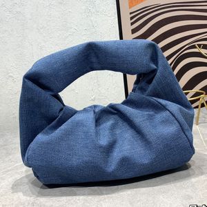 Botteg Venetas Venettaly Bags Crochet Denim Best Qualy Bache Totes Bolsos de bolso Bolsos Bolsos de diseñador Mujeres Mujeres Pleated Croissant Crowe Cloud Bols