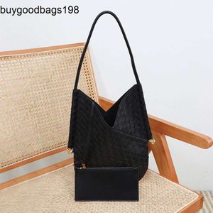 BottegaaVenetaa Solstice Bags Bolso tejido a mano de cuero genuino bolso de un solo hombro bolso de mano de piel de oveja moderno y versátil para viajes diarios