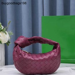 BottegassVenetas Jodie Sacs à main Designer Sac tissé à fond rond Sac fourre-tout en cuir souple Napa en peau de mouton Premium noué sous les bras Hobo Arc Mini sac à main pour femmes MM Bla