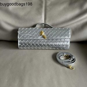 Bottegvenetas andiamo Clutch Bag B Familie Dinner Dames Luxe licht en kleine groepsontwerpers Modieus echt leer geweven Uowa