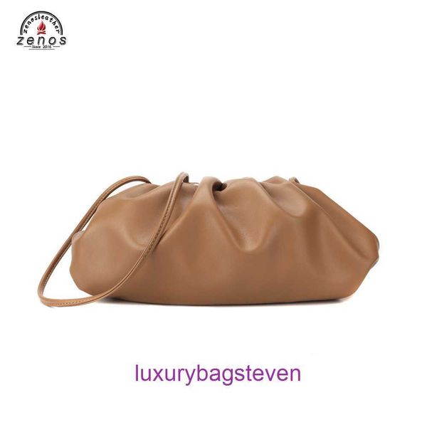 Sacs fourre-tout de designer Bottgss Ventss Pouch en vente Sac à bandoulière plissé design haut de gamme niche nuage sous les bras bandoulière femme en cuir avec vrai logo